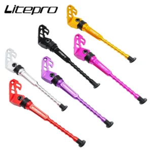 Litepro 18 20Inch Kickstand Folding Bike Aluminum Alloy Footrest Parking Rack For Birdy Bicycle
